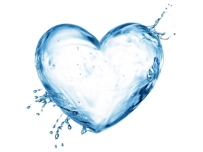 Hearts from the water